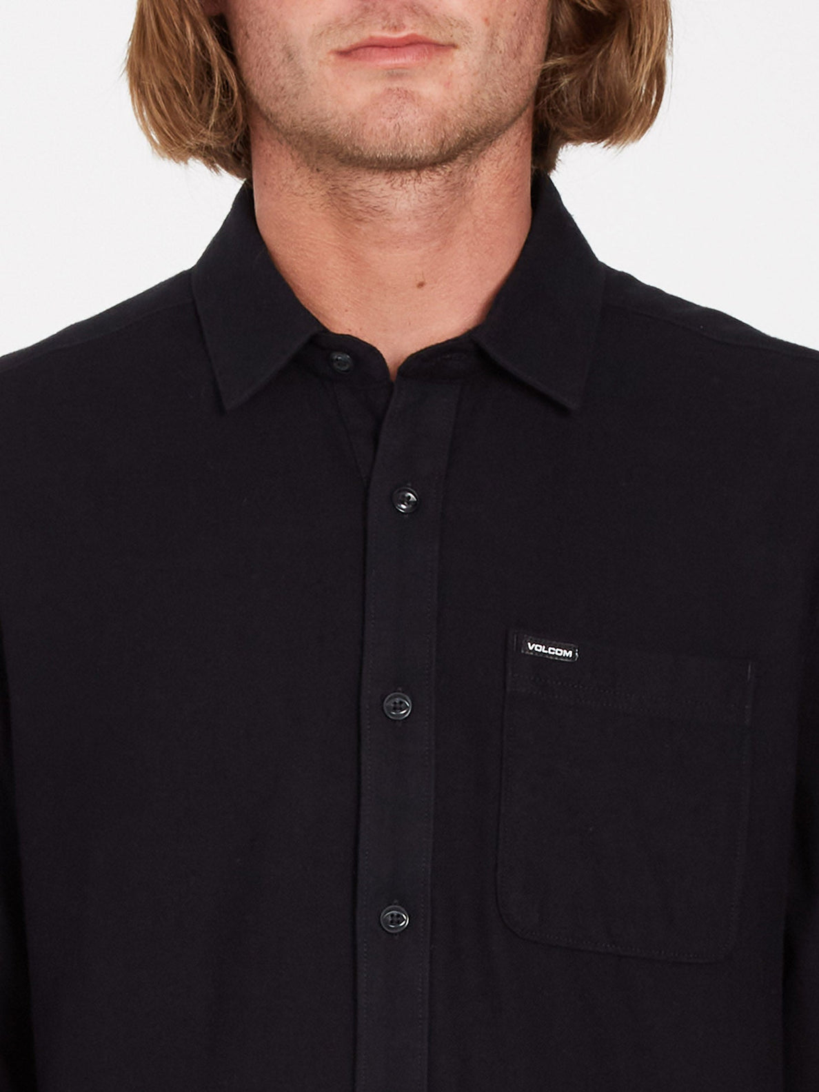 Camisa Caden Solid - Black