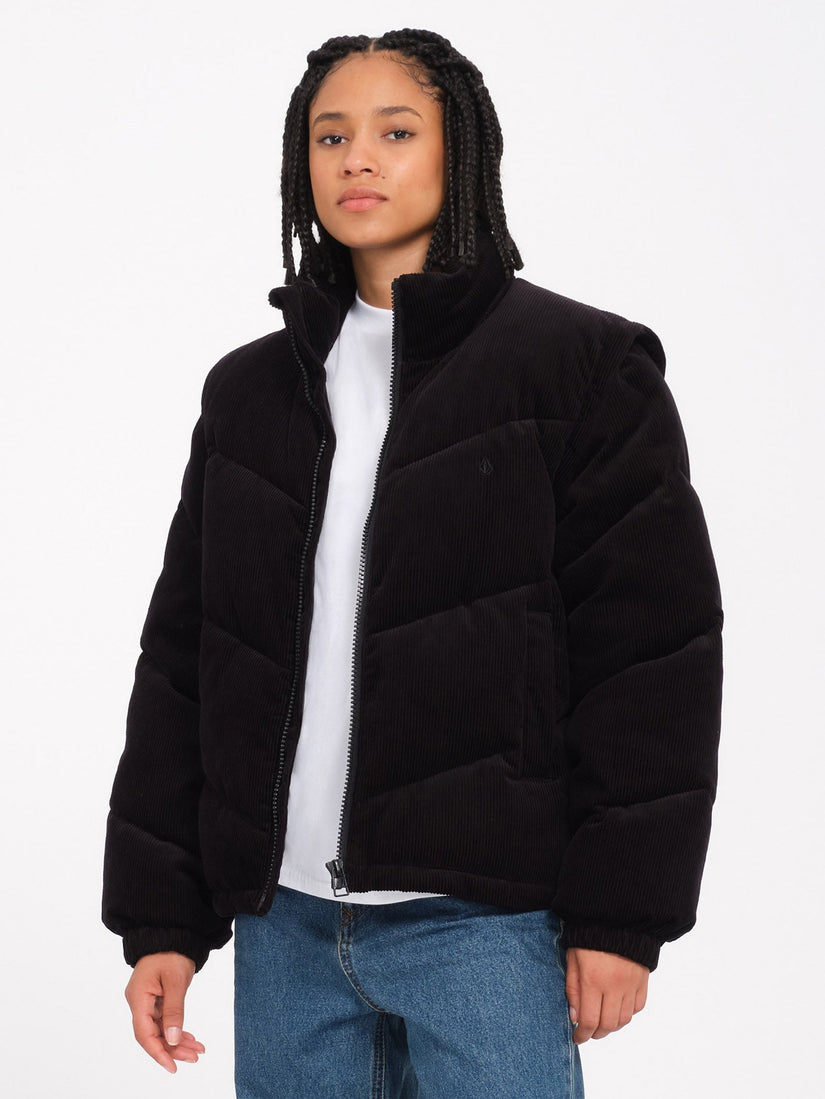 Chaqueta Cord'N Puff - Black