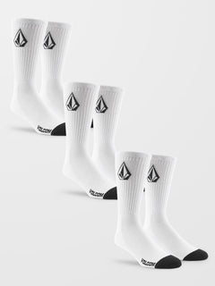 Calcetines Full Stone (3 Pares) - White