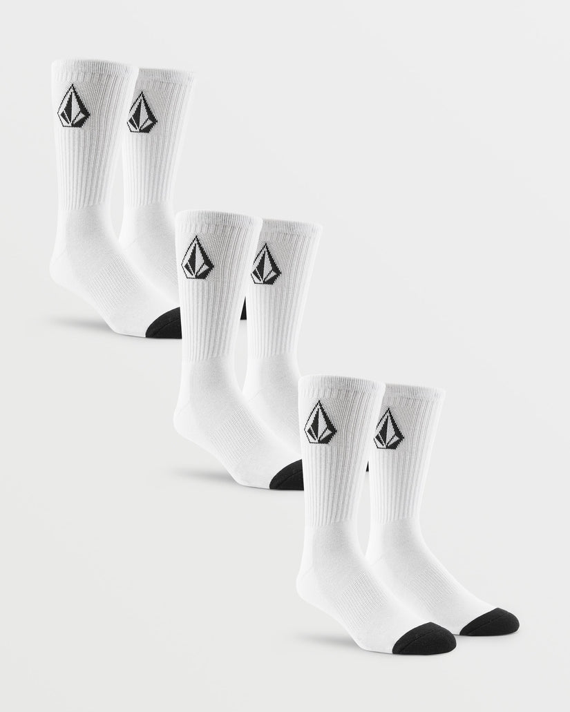 Calcetines Full Stone (Pack de 3) - WHITE