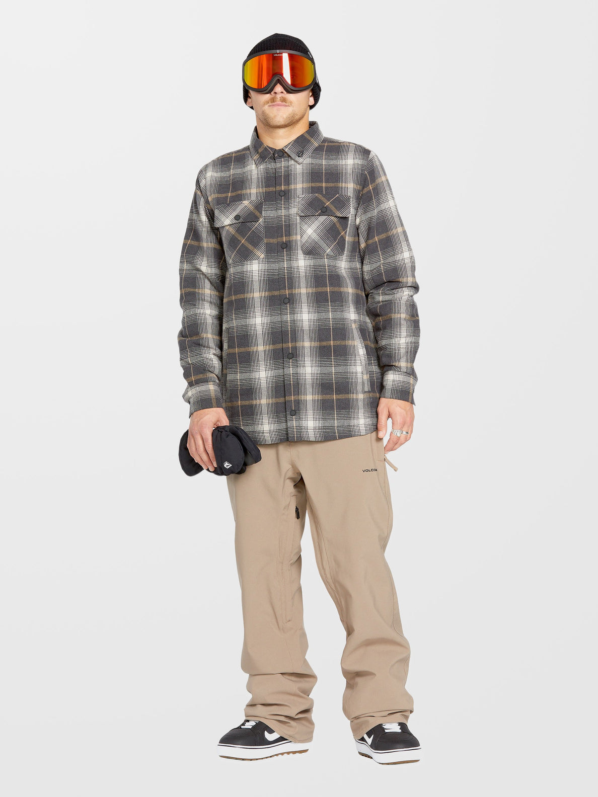 Chaqueta Insulated Riding Flannel - Stone