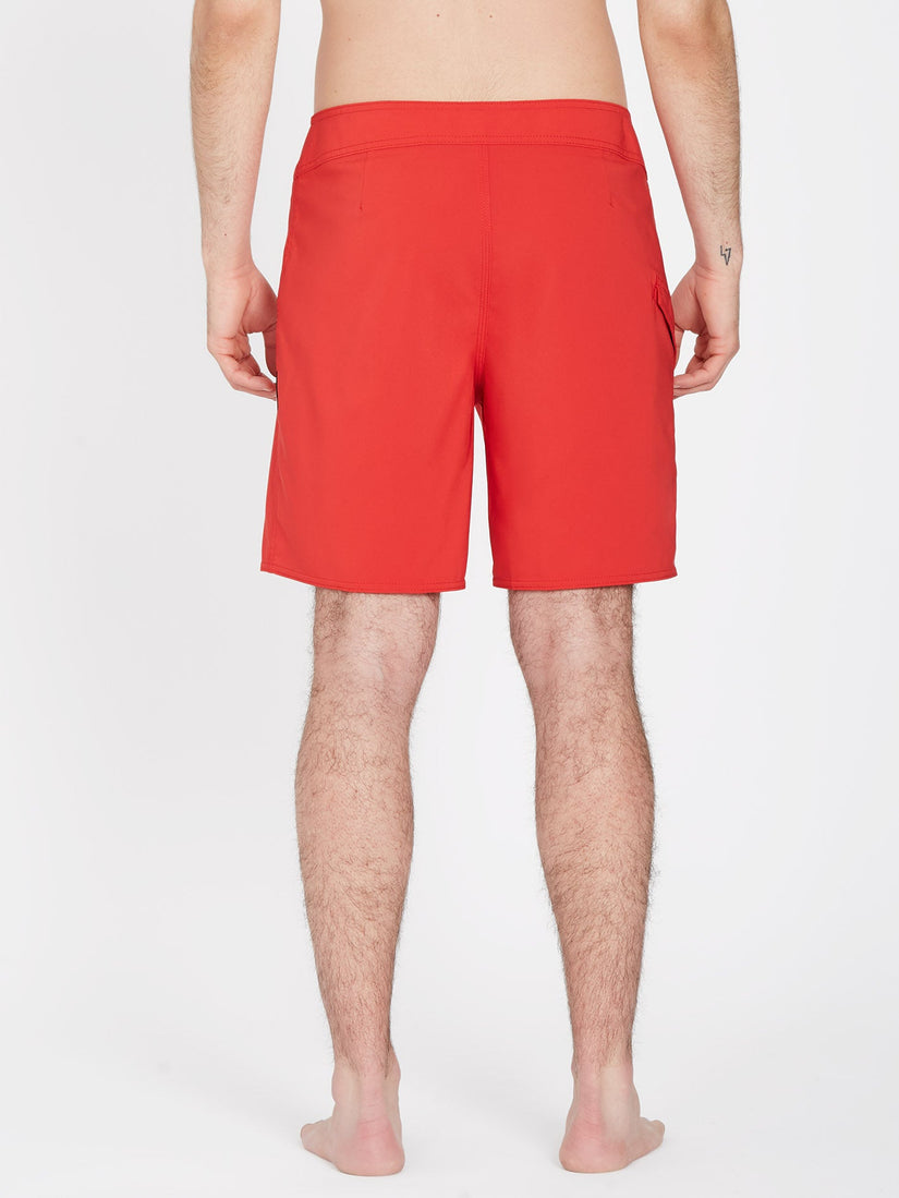 Lido Solid Mod 18" Boardshort - RIBBON RED (A0812122_RNR) [B]