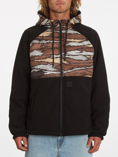 Muzzer Tripper Zip Hoodie - BARK BROWN (A5832200_BAB) [F]