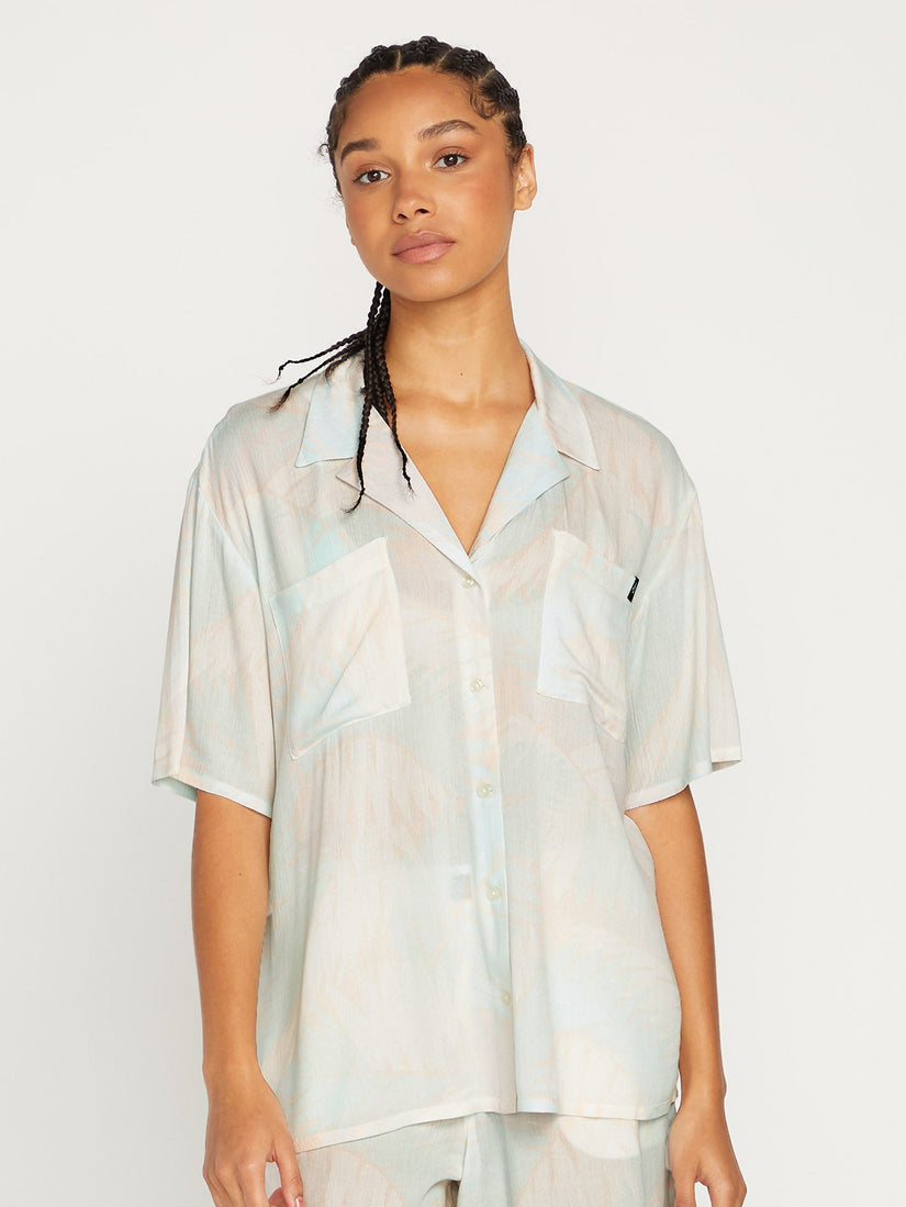 Palmy Nites Shirt - MELON (B0412304_MEL) [F]