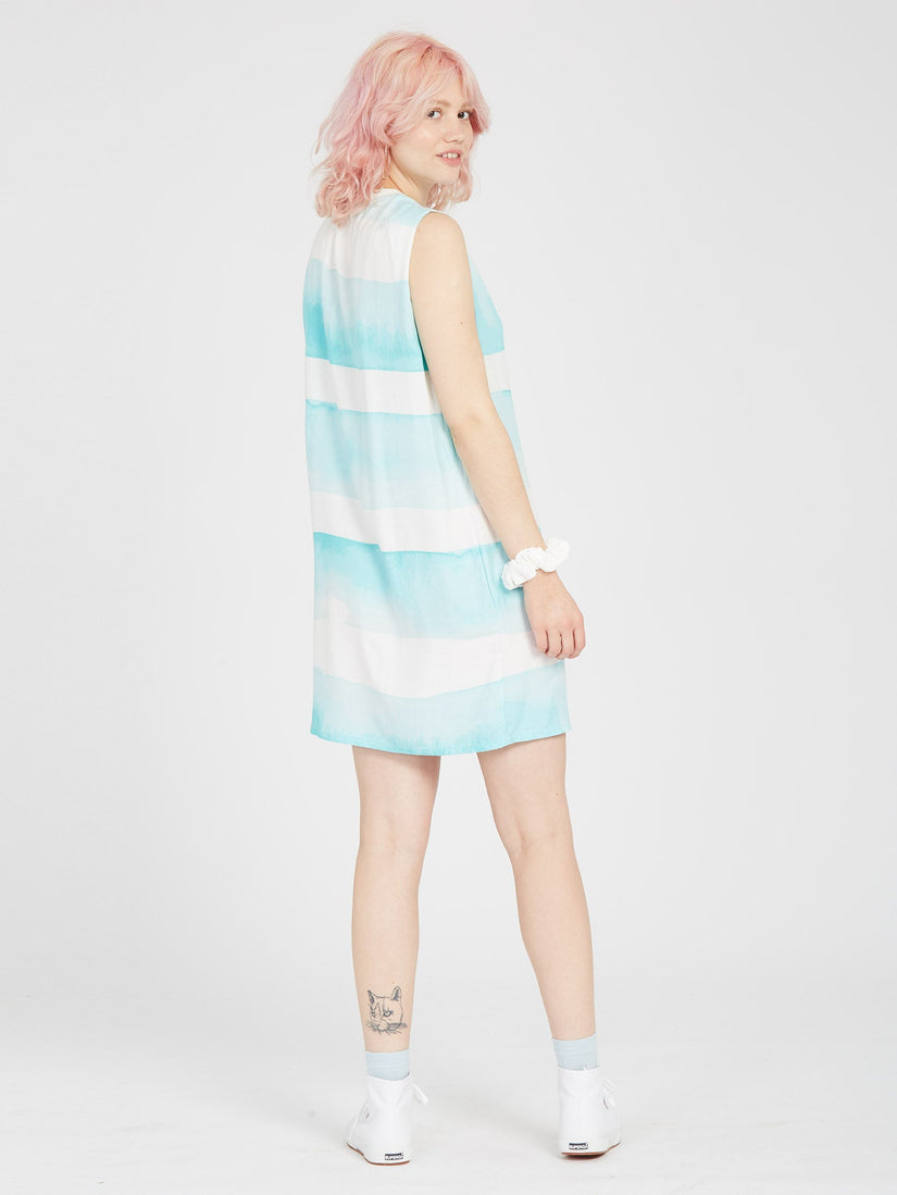 Stay Stripes Dress - PALE AQUA (B1312313_PAQ) [1]