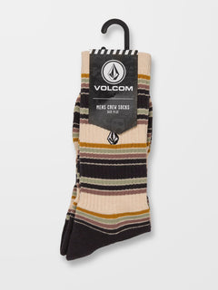 Stripes Socks - SEAGRASS GREEN (D6312305_SGR) [B]