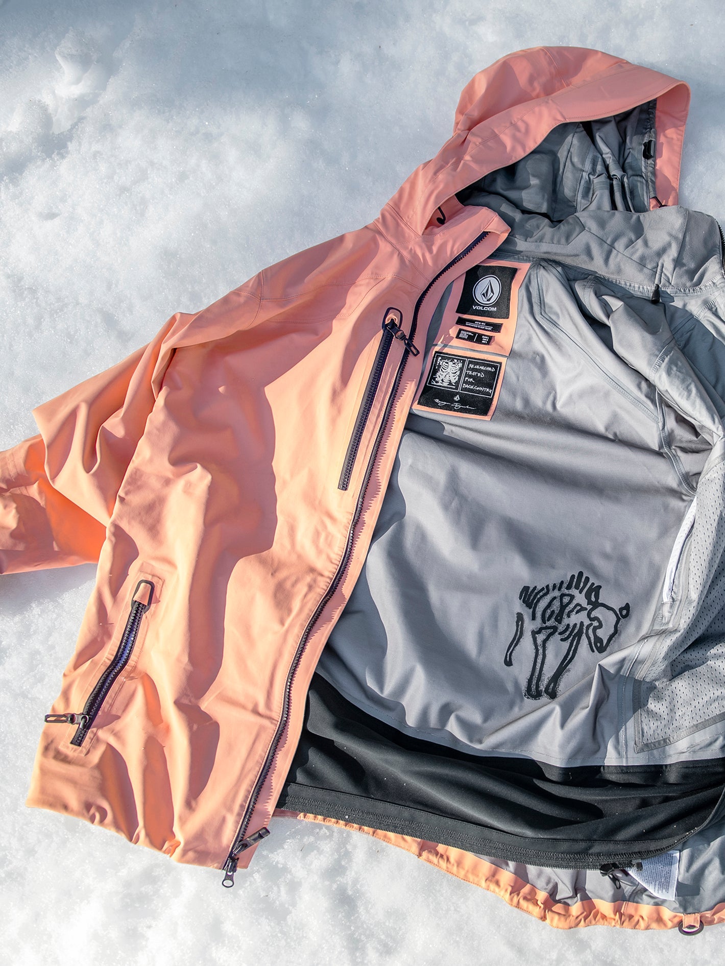 Chaqueta Guch Stretch Gore-Tex - PEACH - Hombre - Volcom España