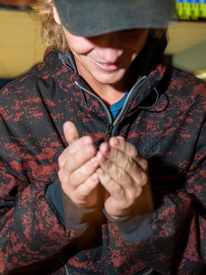 Chaqueta Dustbox - MAROON CAMO