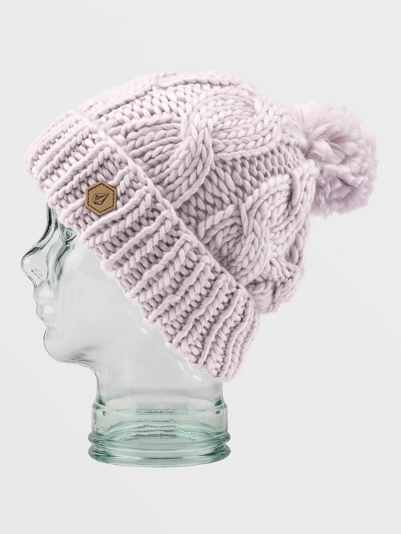 Hand Knit Bobble Beanie - CALCITE (K5852400_CLT) [F]